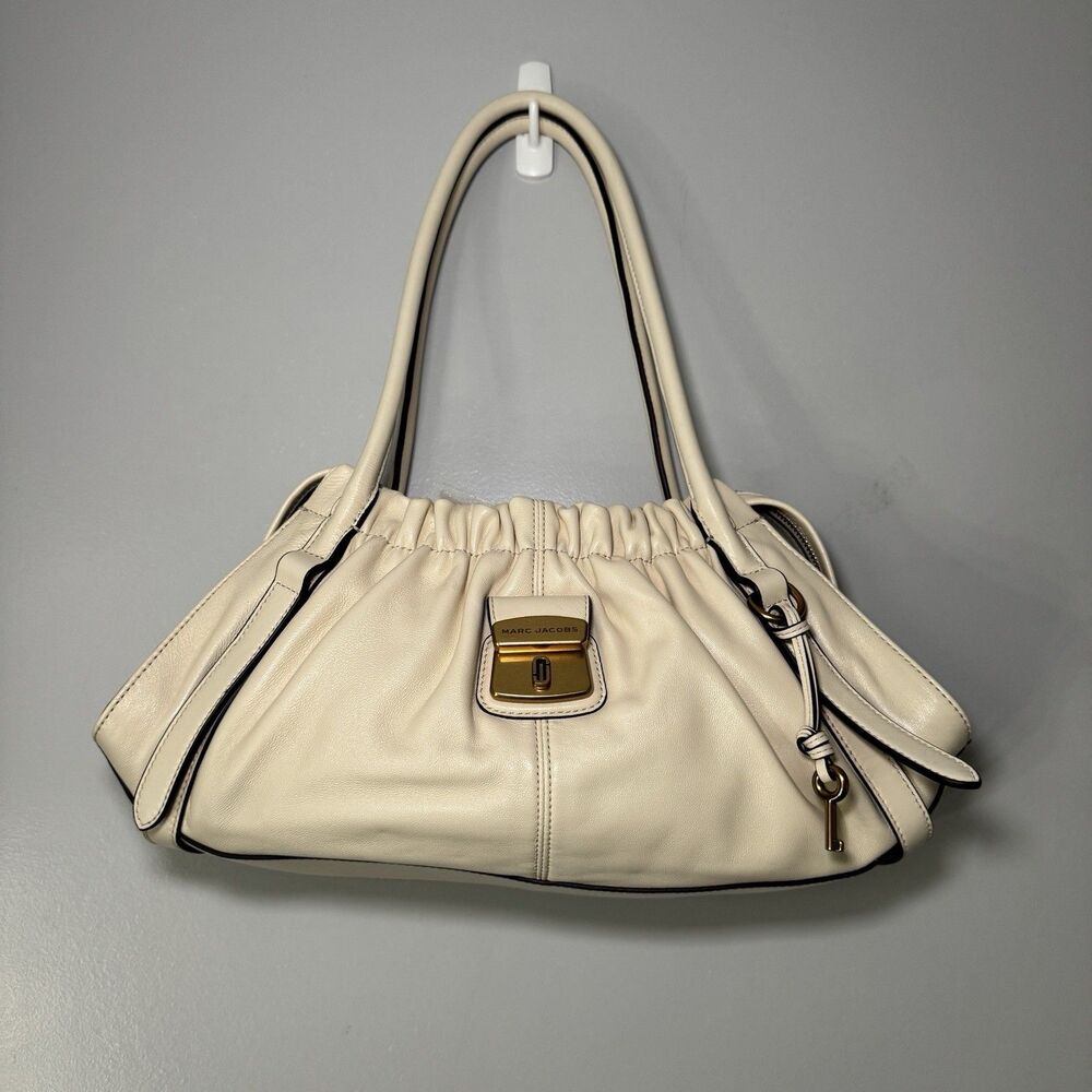 NWT/Dust Bag Fall 2025 Marc Jacobs "The Cristina Satchel" Leather Slouchy Bag
